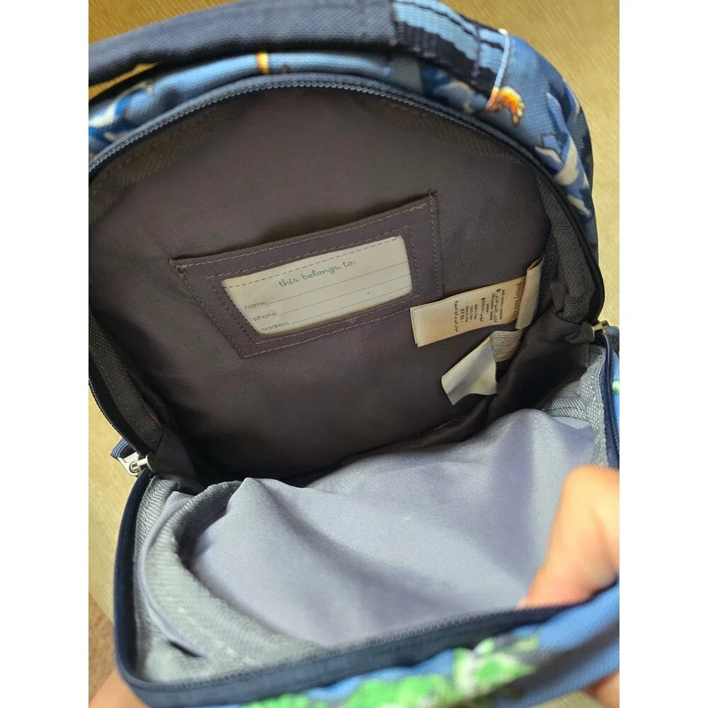 Pottery barn kids dinosaur mini backpack Chase embroidered
